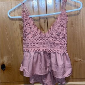 Lace Tank Top from Shein